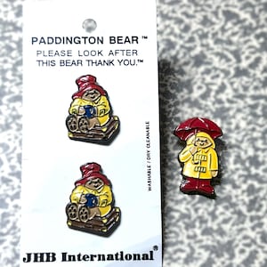 Vintage Paddington Bear Buttons Choose ONE