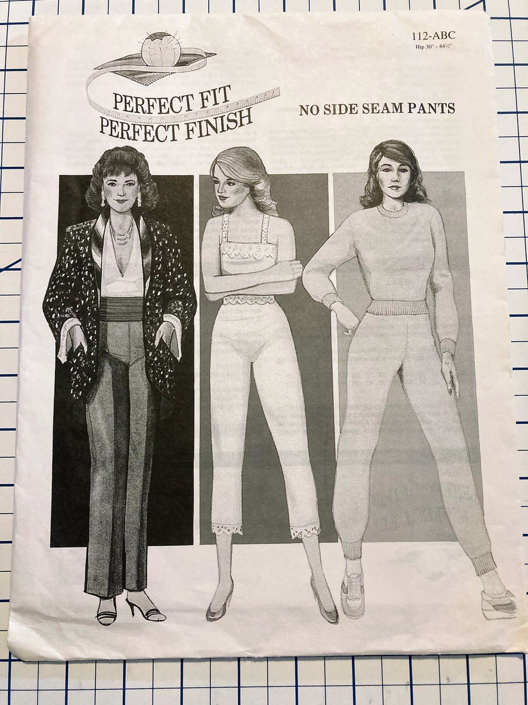 杏子 Missing Half No Side Seams Pant Sewing Pattern I Vintage Perfect Fit Perfect