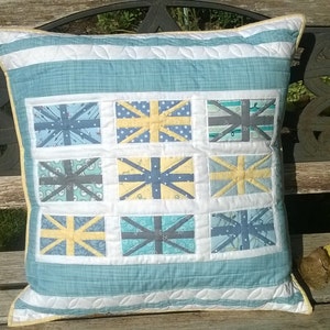 A Union Jack pillow