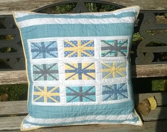 A Union Jack pillow