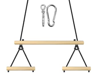Kindertrapez, Trapez Schaukel, Trapez Kinderzimmer-Garten, Wooden kids trapeze swing, Trapez für drinnen, Turnspielzeug, Haustrapez