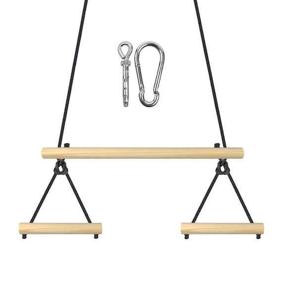 Children's trapeze, trapeze swing, children's room/garden trapeze, wooden kids' trapeze swing, indoor trapeze, gymnastic toy, home trapeze