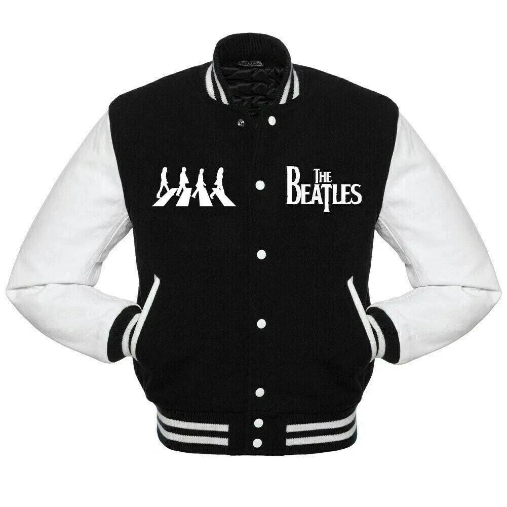 Discover The Beatles Baseball Jacket, Retro Band Jacket, Beatles Fan Gift, Rock Music Jacket
