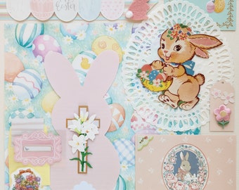 Blushing Bunnies | Vintage Ephemera Collection | 25+ pcs | Mixed Media | Junk Journal | Scrap Pack | Inspiration Kit | Paper Arts & Crafts