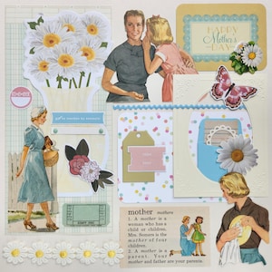 Sie lehrt am Beispiel | Vintage Ephemera Sammlung | ab 25 Stück | Mischtechnik | Junk Journal | Restposten | Inspiration-Kit | Papierkunst