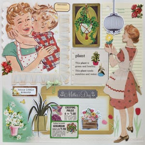 Ce qu'elle veut vraiment | Collection vintage éphémère | Plus de 25 pièces | Technique mixte | Journal indésirable | Paquet de ferraille | Trousse d'inspiration | Créations en papier