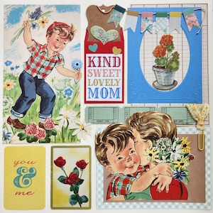 Gentil, Doce, Adorável | Coleção de Objetos Vintage | Mais de 25 peças | Técnica Mista | Diário de Sucata | Pacote de Recortes | Kit de Inspiração | Artesanato em Papel