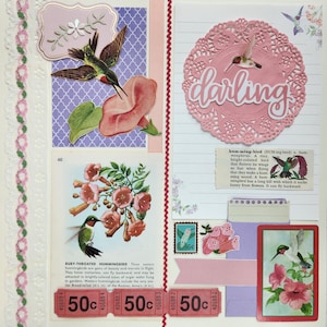 Kleiner Liebling | Vintage Ephemera Sammlung | ab 25 Stück | Mischtechnik | Junk Journal | Restposten | Inspiration-Kit | Papier Kunsthandwerk