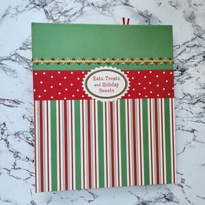 Journal indésirable de cuisine des Fêtes | 50+ pages | Techniques mixtes | Scrapbooking | Paper Arts & Crafts | vintage Ephemera | Album de Noël