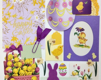 Spring Chickens | Vintage Ephemera Collection | 25+ pcs | Mixed Media | Junk Journal | Scrap Pack | Inspiration Kit | Paper Arts & Crafts