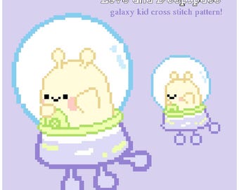 Love and Deepspace Galaxy Kid Cross Stitch Pattern