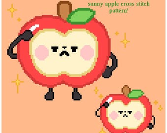 Love and Deepspace Sunny Apple Cross Stitch Pattern