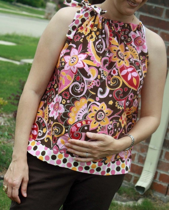 Items similar to Any Fabric Women's/Teen Pillowcase Blouse (Sizes XSM