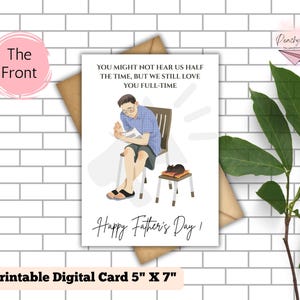 Lustige Vatertagskarte für Papa Grand Dad Man | Der alles Gute zum Vatertag | Druckbare Digital Download Vatertagsgeschenke für Vater Opa Papa