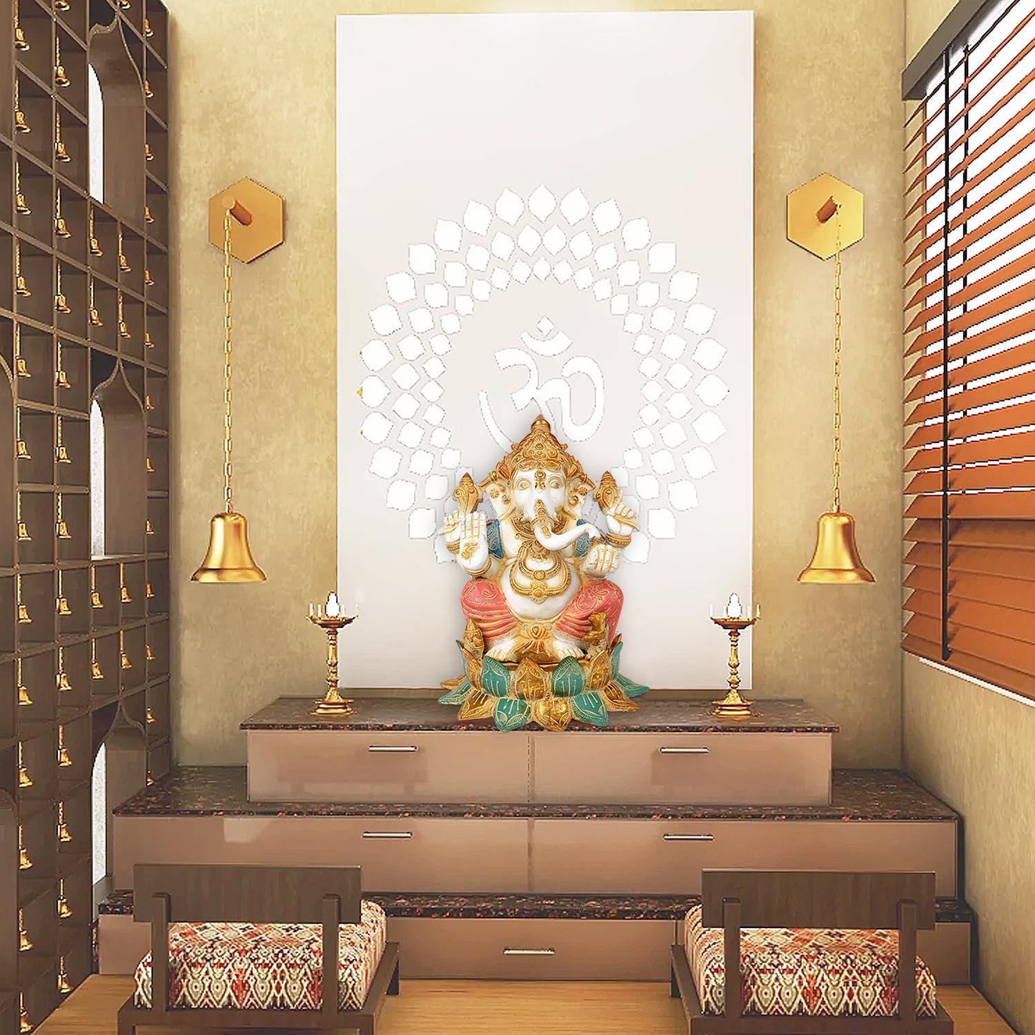 Brass Ganesha Statue 15