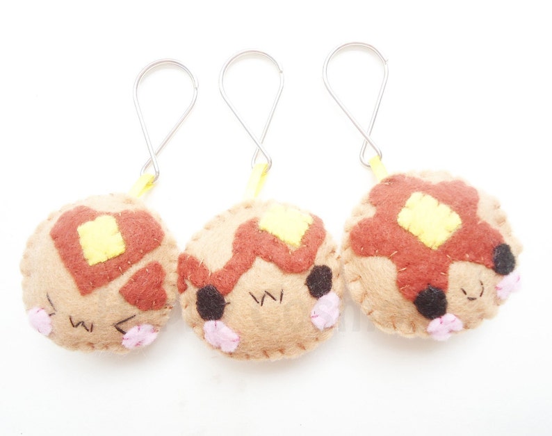 PANCAKE KEYCHAIN Kawaii Food Keyring Food Keychain Kawaii Etsy