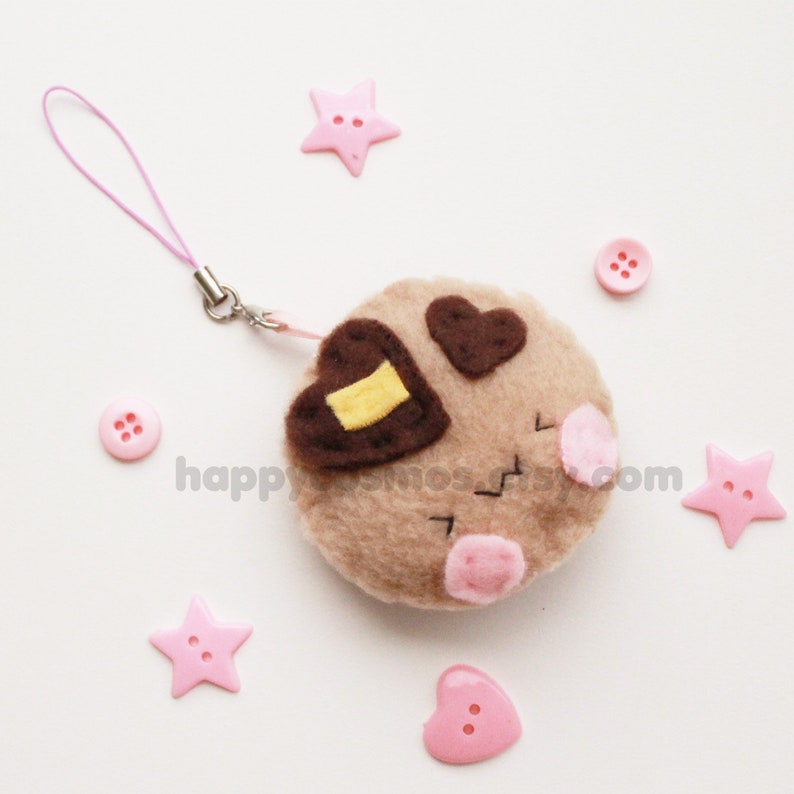 PANCAKE KEYCHAIN Kawaii Food Keyring Food Keychain Kawaii Etsy