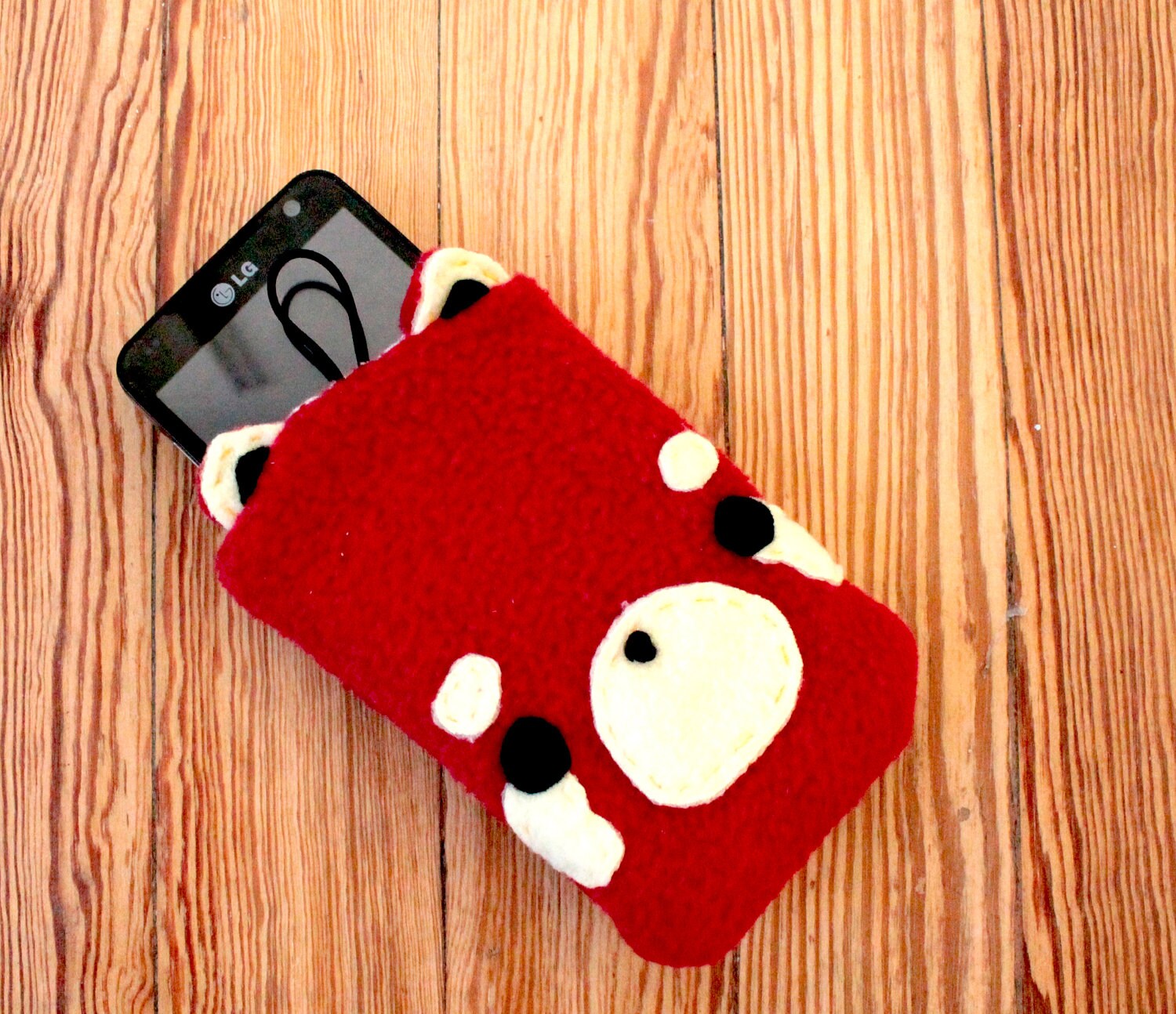 Red Panda Phone Pouch Samsung Galaxy or iPhone Case Etsy