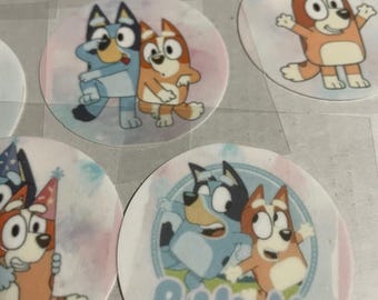 Bluey edible images precut