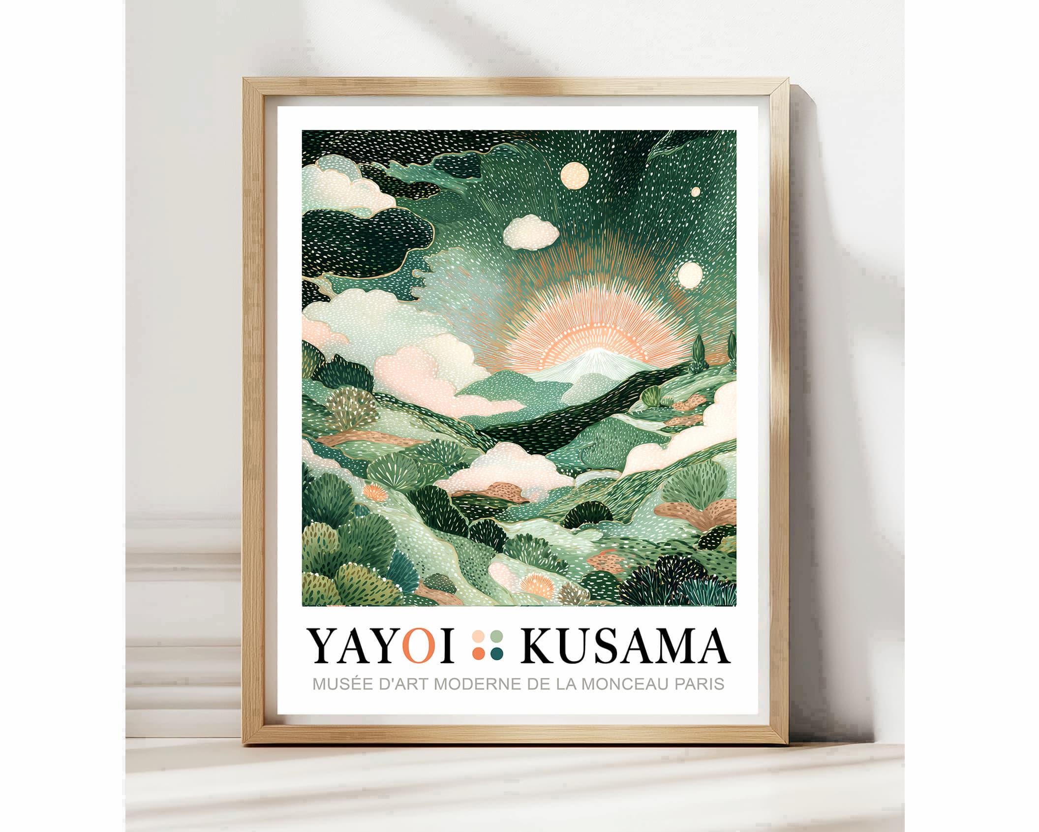 Mount Fuji Print, Japan Poster Japanese Landscape Art, Yayoi