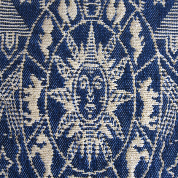 2 pieces - Sun, Zodiac Horoscope Signs reversible pattern - 100% cotton woven placemats - Style C - Vintage, Brand new, Never used