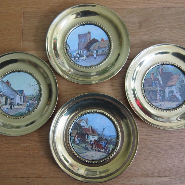 Brass Plate Frame Set Etsy