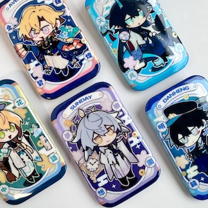 Honkai: Star Rail – Japanese Style Chibi Acrylic Pin Badge