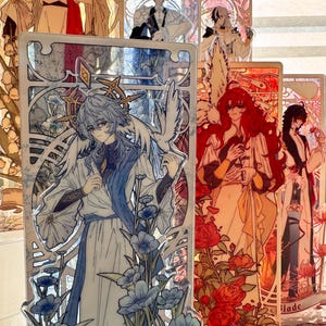 Honkai Star Rail Acrylic Standee: Art Nouveau Stained Glass Style