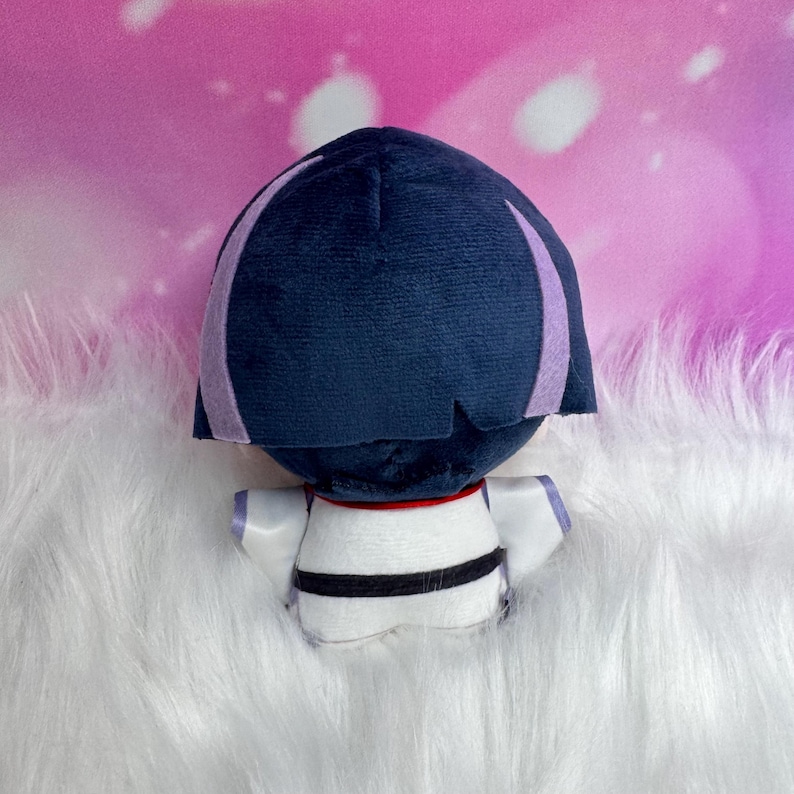 Genshin Impact Wanderer Scaramouche Plush Keychain Doll 10cm Anime Chibi Plush Toy Collectible Gift image 6