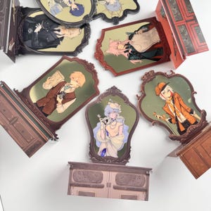HSR Fanmade Acrylic Standee | Robin, Sunday, Topaz | Whose Telephone Vanity Mirror Series