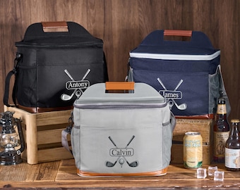 Borsa termica per birra personalizzata, borsa termica personalizzata per lo sposo, regali per lo sposo, borsa termica da golf per uomo, regali per l'addio al celibato, regali per il testimone dello sposo