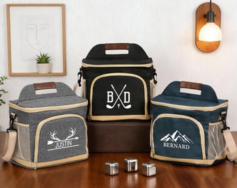 Bolsa térmica personalizada para padrinos de boda, bolsa térmica para cerveza, bolsa térmica para golf, neveras para senderismo, artículos esenciales para picnic, regalos para padrinos de boda, regalos para padrinos de boda.
