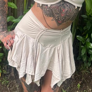 ZigZag Layered Festival Mini Skirt, Burning Man Fashion