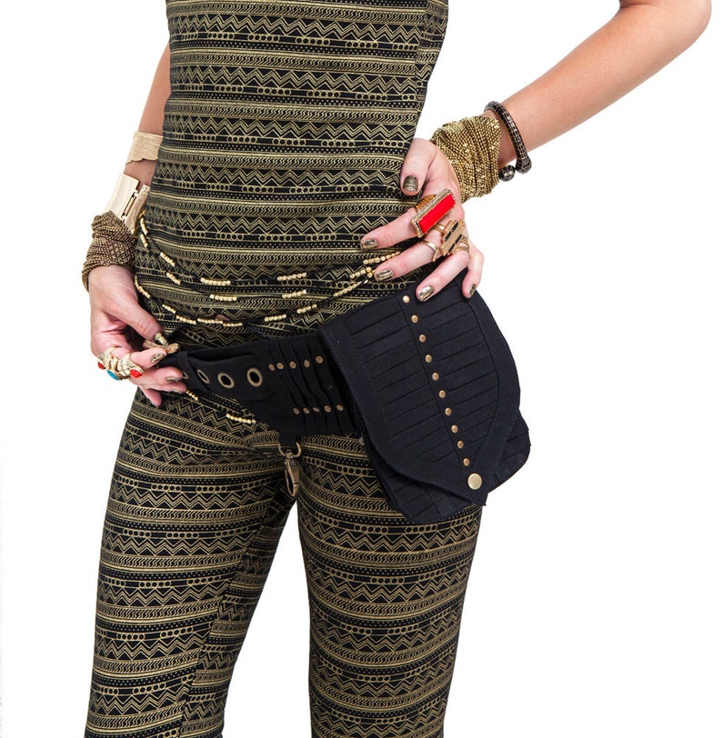 festival belt Thigh Belt Bike Babes Burning Man Mad Max Single Pocket Belt Post-Apocalyptic Utility Belt Canvas pocket belt Boho