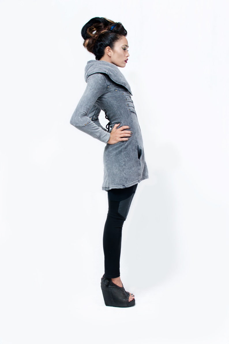 Long jacket Long coatPixie style Festivals image 2