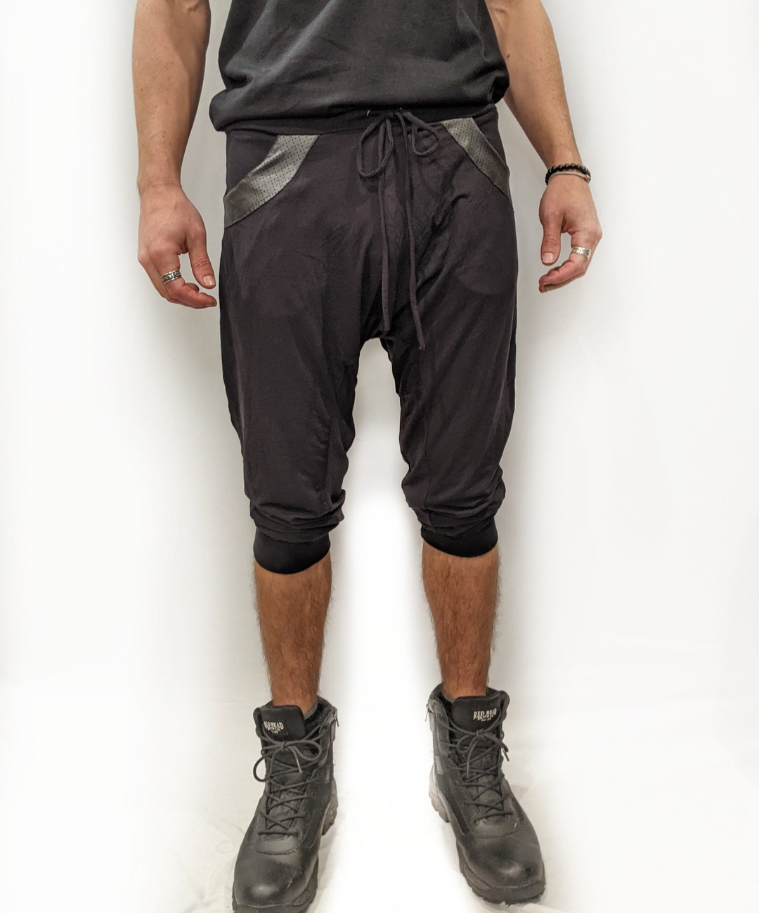 Drop Crotch Pants Men's Pants Yuta Jogger Pant Hip-hop - Etsy