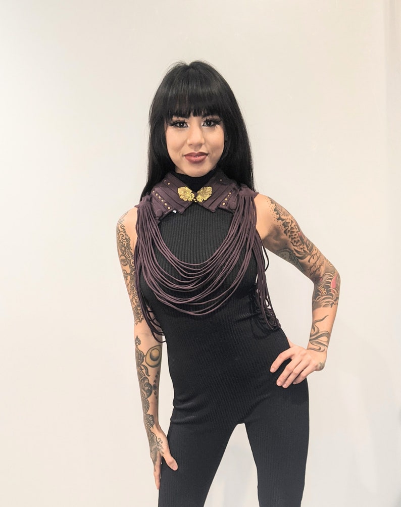 shawl on shoulders