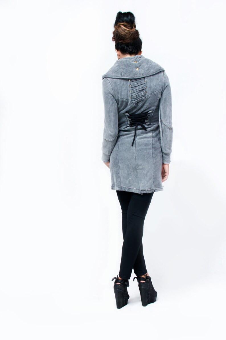 Long jacket Long coatPixie style Festivals image 3