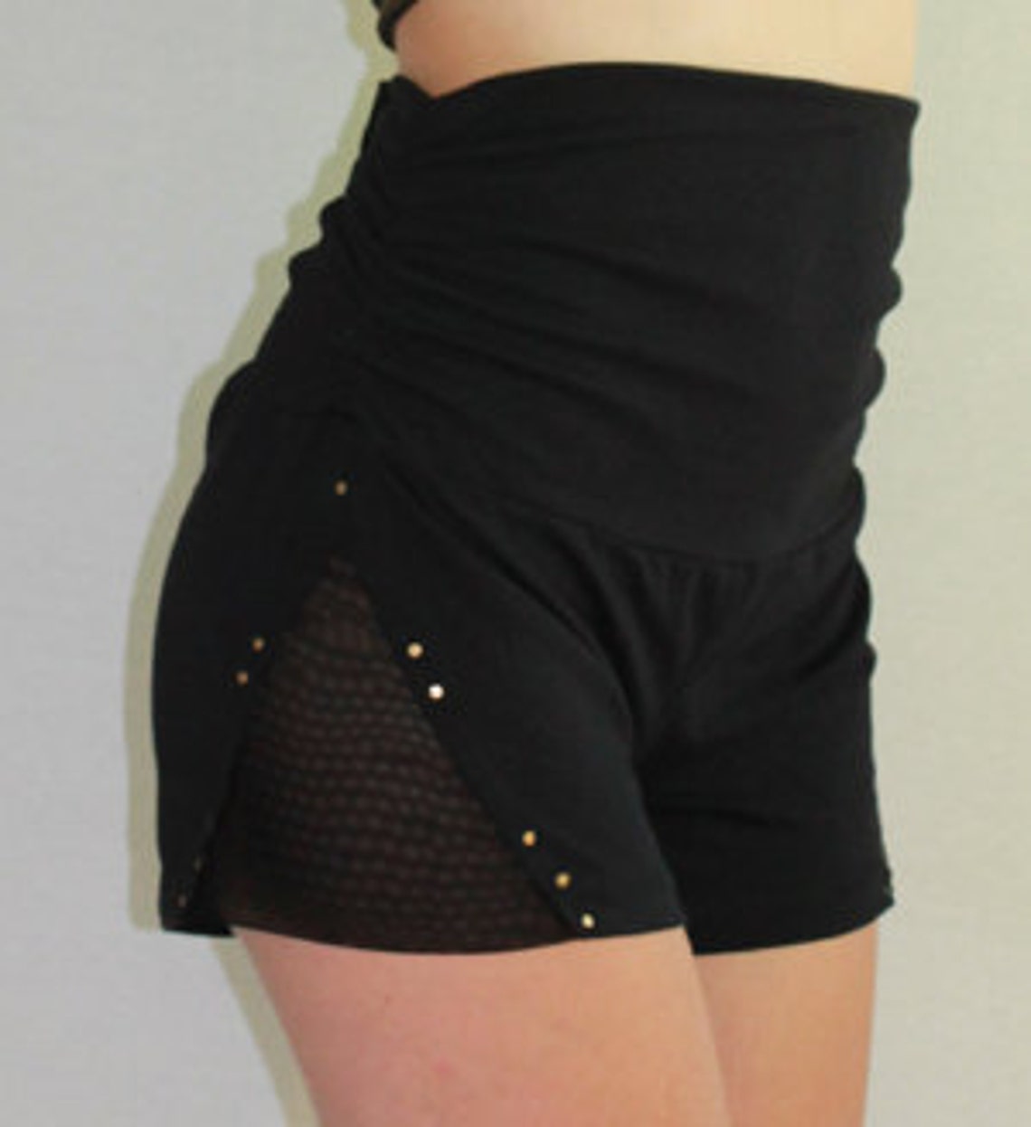 Pyramid High Waisted Shorts Yoga Wear Yoga Shorts Yoga Etsy