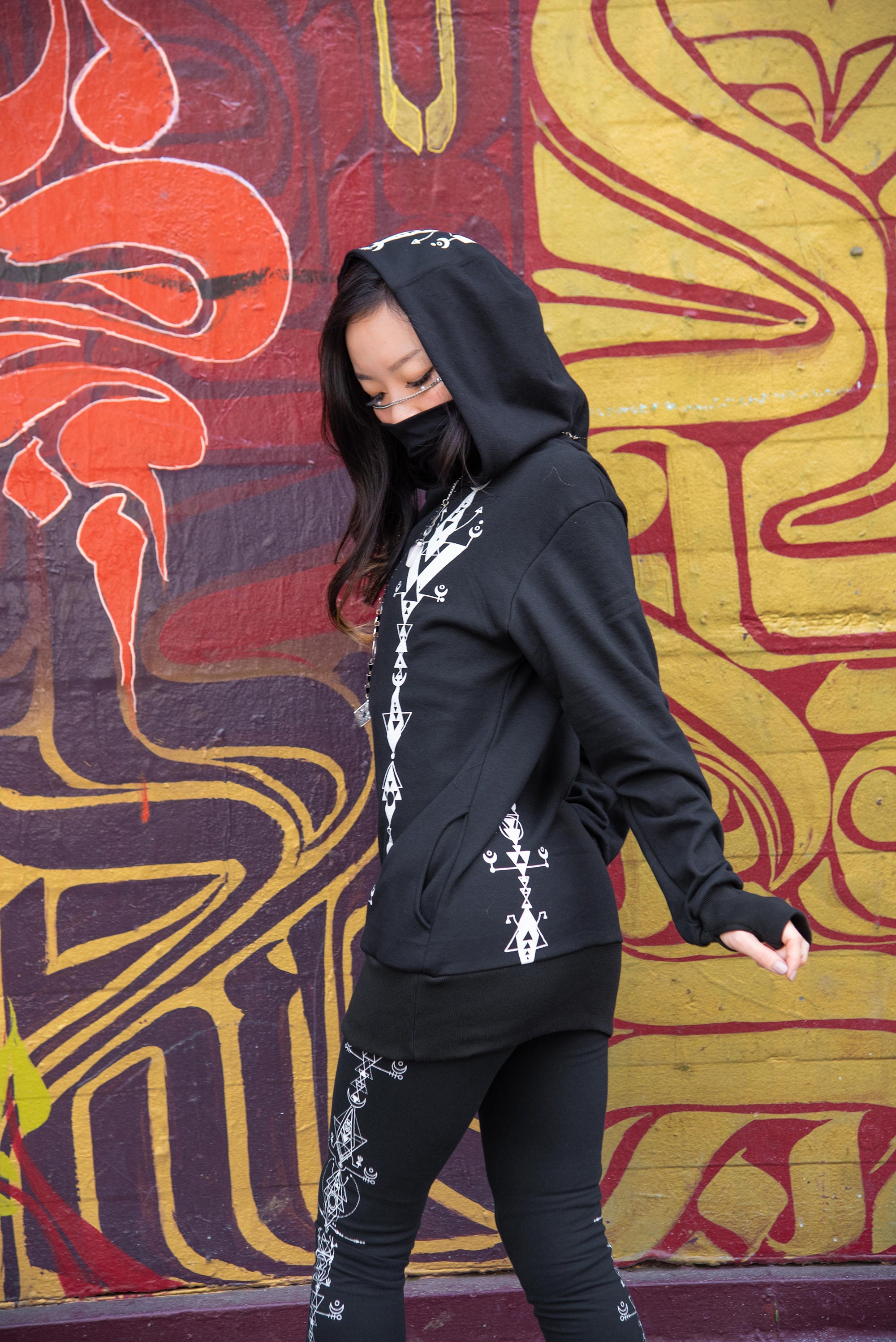 Demi Lunar Oversize Hoodie With Mask