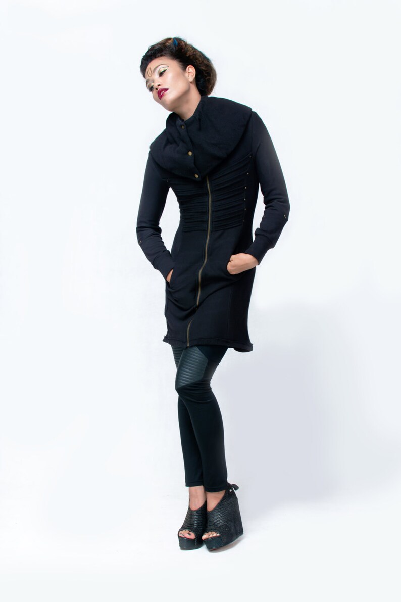 Long jacket Long coatPixie style Festivals image 5