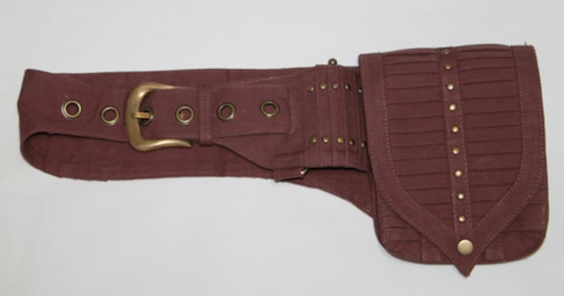 festival belt Thigh Belt Bike Babes Burning Man Mad Max Single Pocket Belt Post-Apocalyptic Utility Belt Canvas pocket belt Boho