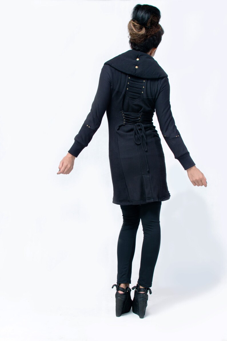 Long jacket Long coatPixie style Festivals image 4