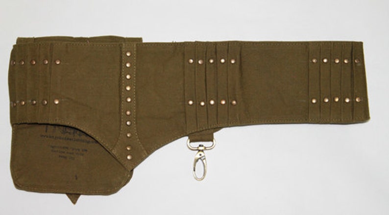 festival belt Thigh Belt Bike Babes Burning Man Mad Max Single Pocket Belt Post-Apocalyptic Utility Belt Canvas pocket belt Boho