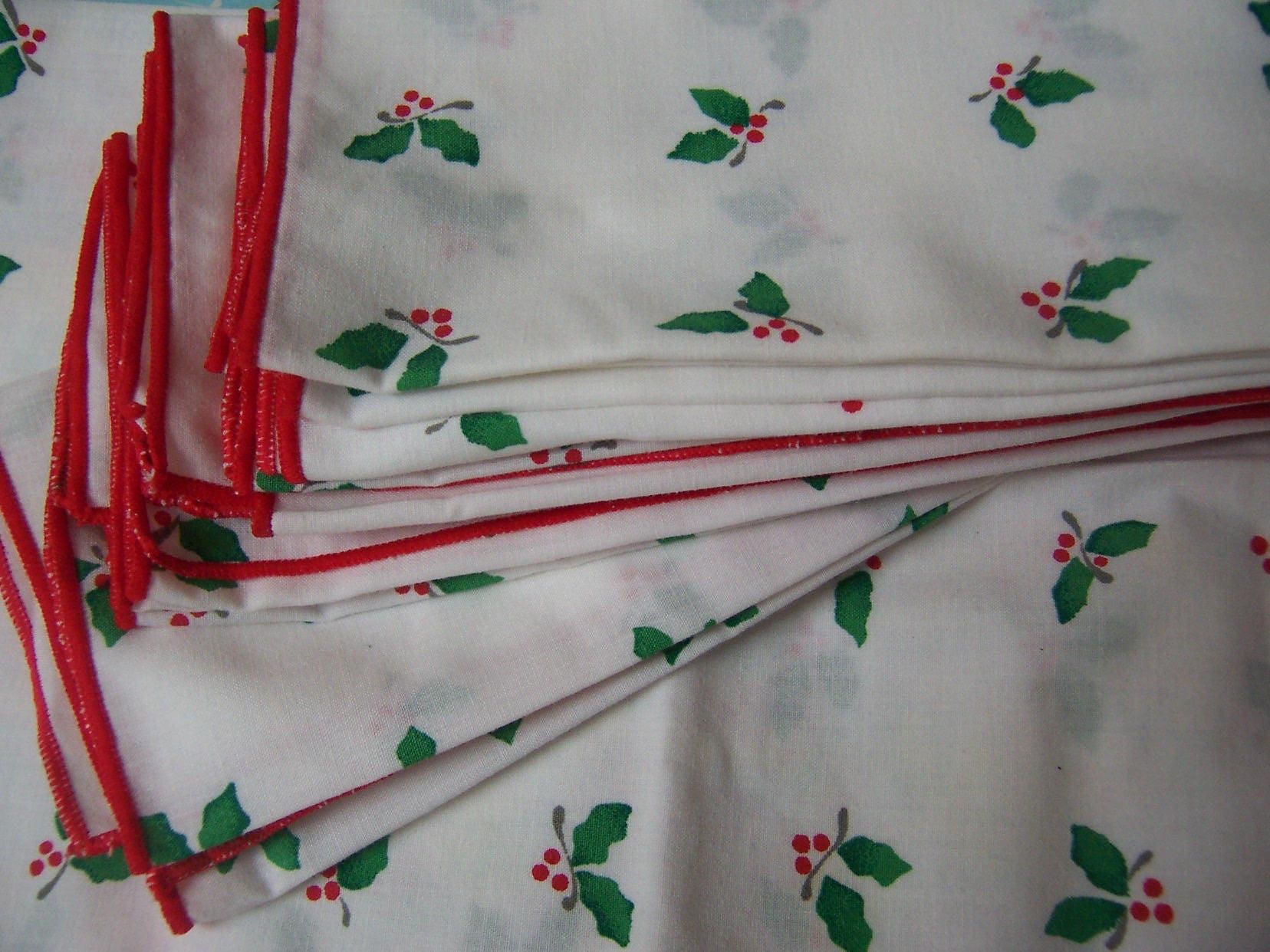 10 lovely holiday christmas napkins Etsy