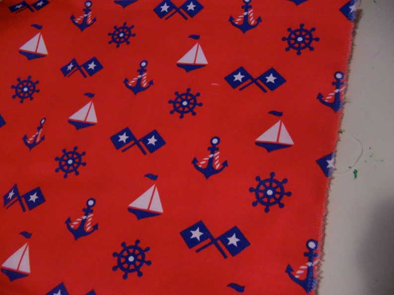 fabric heavy duty cotton anchors fabric piece