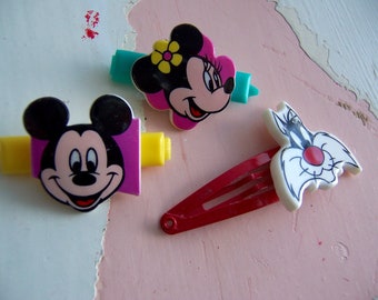 barrettes / hair barrettes / disney theme