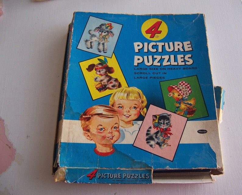 puzzles / whitman picture puzzles image 1