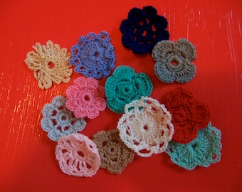 flowerettes / crocheted flowerette accents