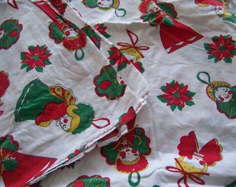 tablecloth / christmas hand crafted